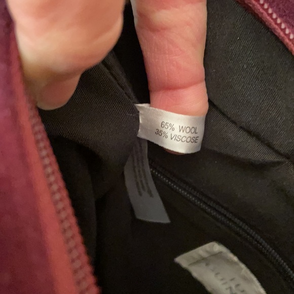 NWOT Super-Cute Lulu Guinness designer wool/felt, way cool shoulder bag/tote. - Picture 10 of 11